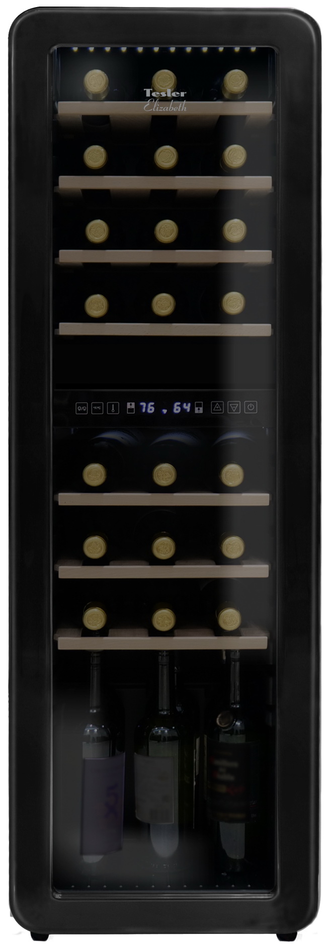 

Винный шкаф Tesler CWC-308 BLACK LD, Черный