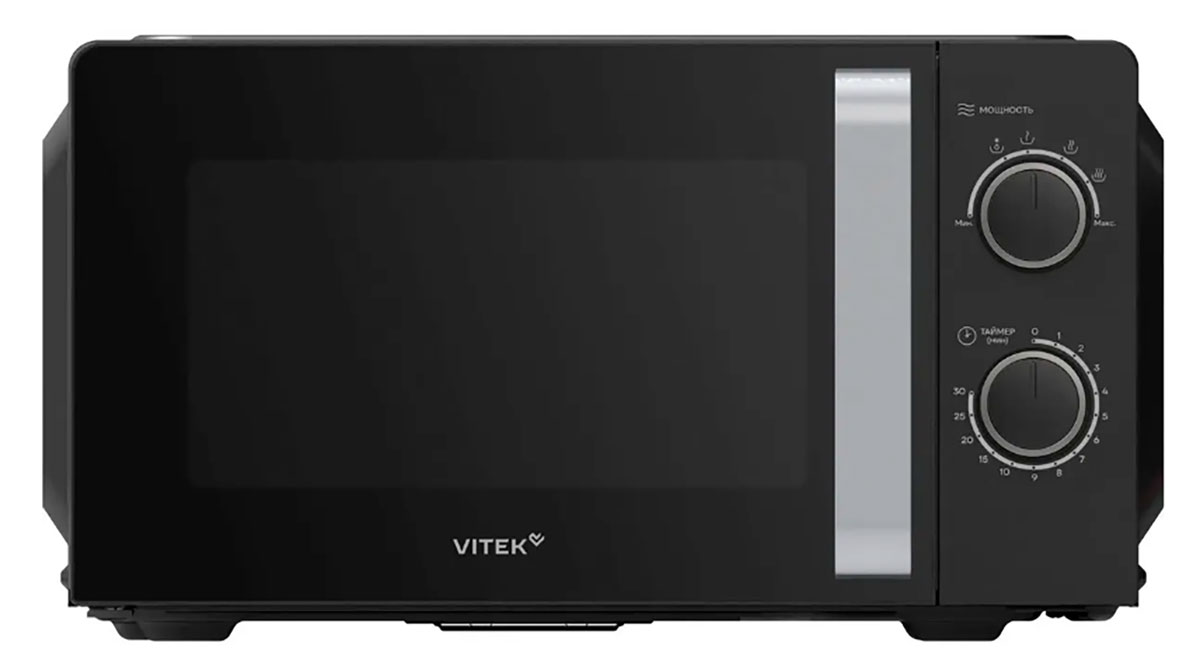 Изображение товара Микроволновая печь Vitek VT-MW0220 20 л 700 Вт черный механика таймер