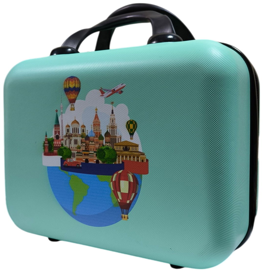 Изображение товара Бьюти-кейс Lats Москва бирюзовый мини на 14 литров для женщин подростков