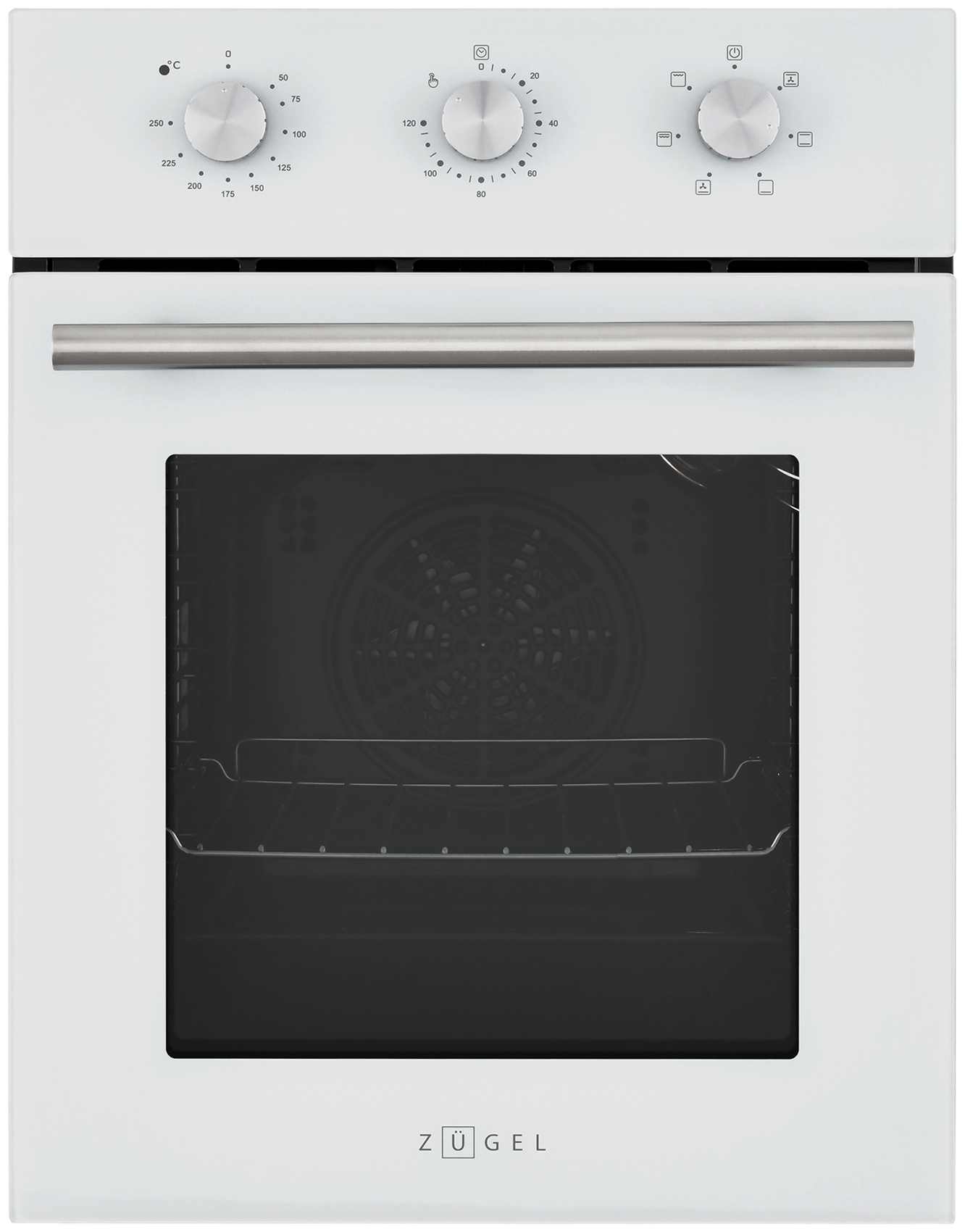 фото Электрический духовой шкаф zugel zoe604w белый