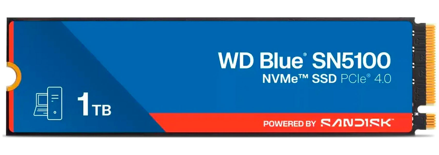 Изображение товара SSD накопитель Western Digital Blue SN5100 M2 2280 PCIe 4.0 1Tb