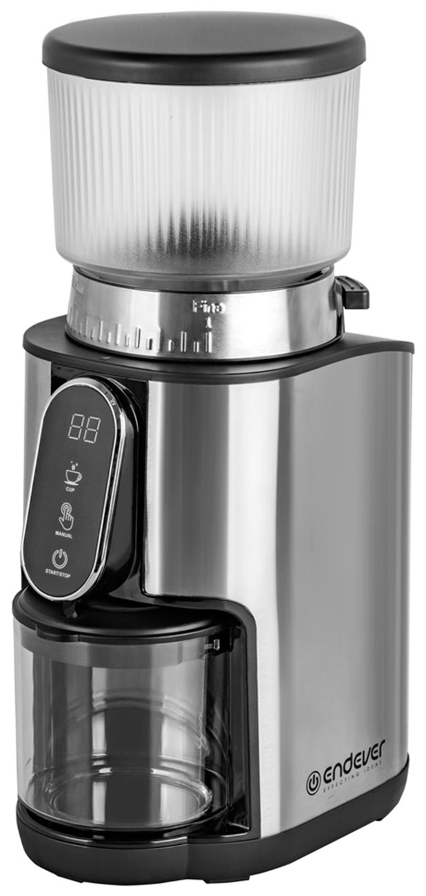 Изображение товара Кофемолка Endever COSTA-1067, стальной/черный