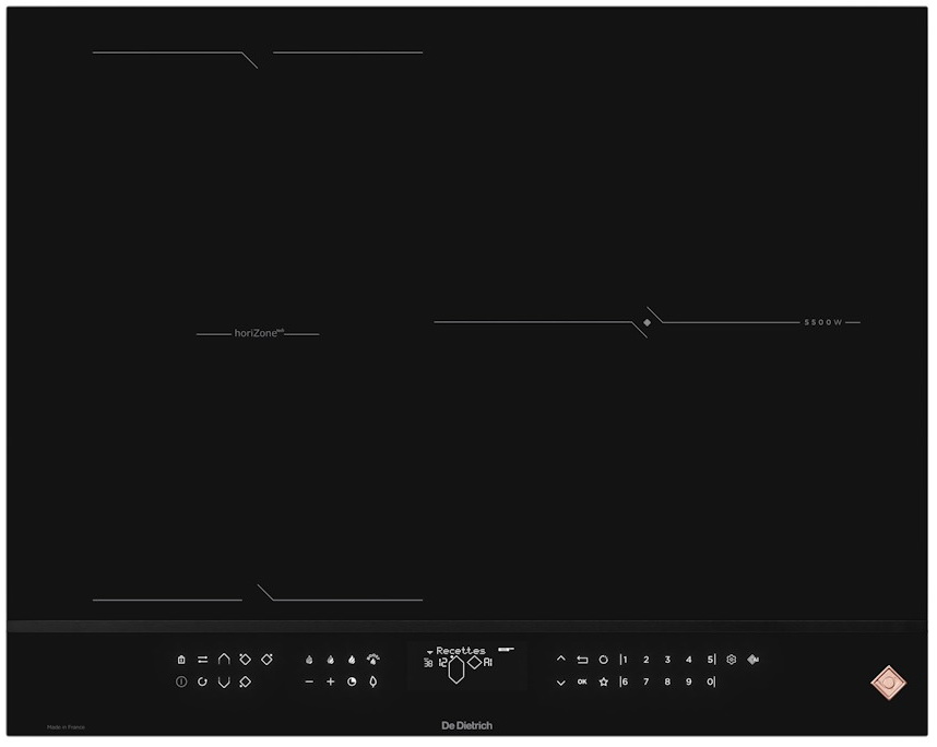 

Электрическая варочная панель De Dietrich DPI4332HP, Черный/бронзовый