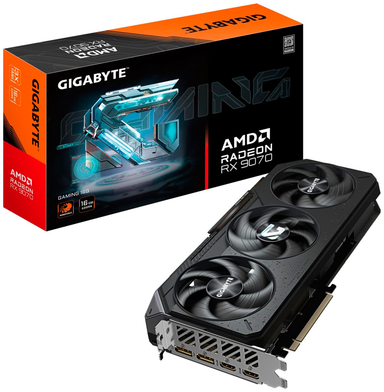 Изображение товара Видеокарта Gigabyte Radeon RX 9070 GAMING 16GB