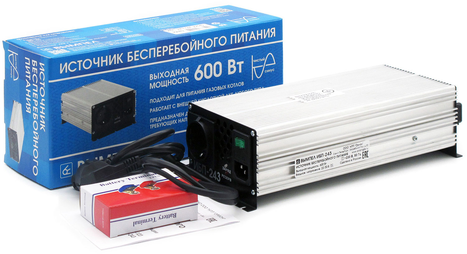 Изображение товара Источник бесперебойного питания Вымпел ИБП-243