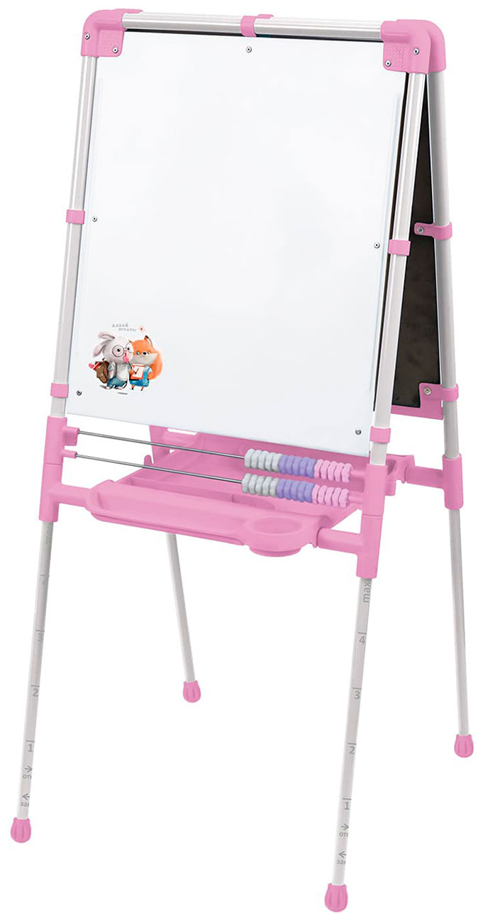 Изображение товара Напольный мольберт Ника двусторонний, Наши детки (ДЗМ1/РЗ)