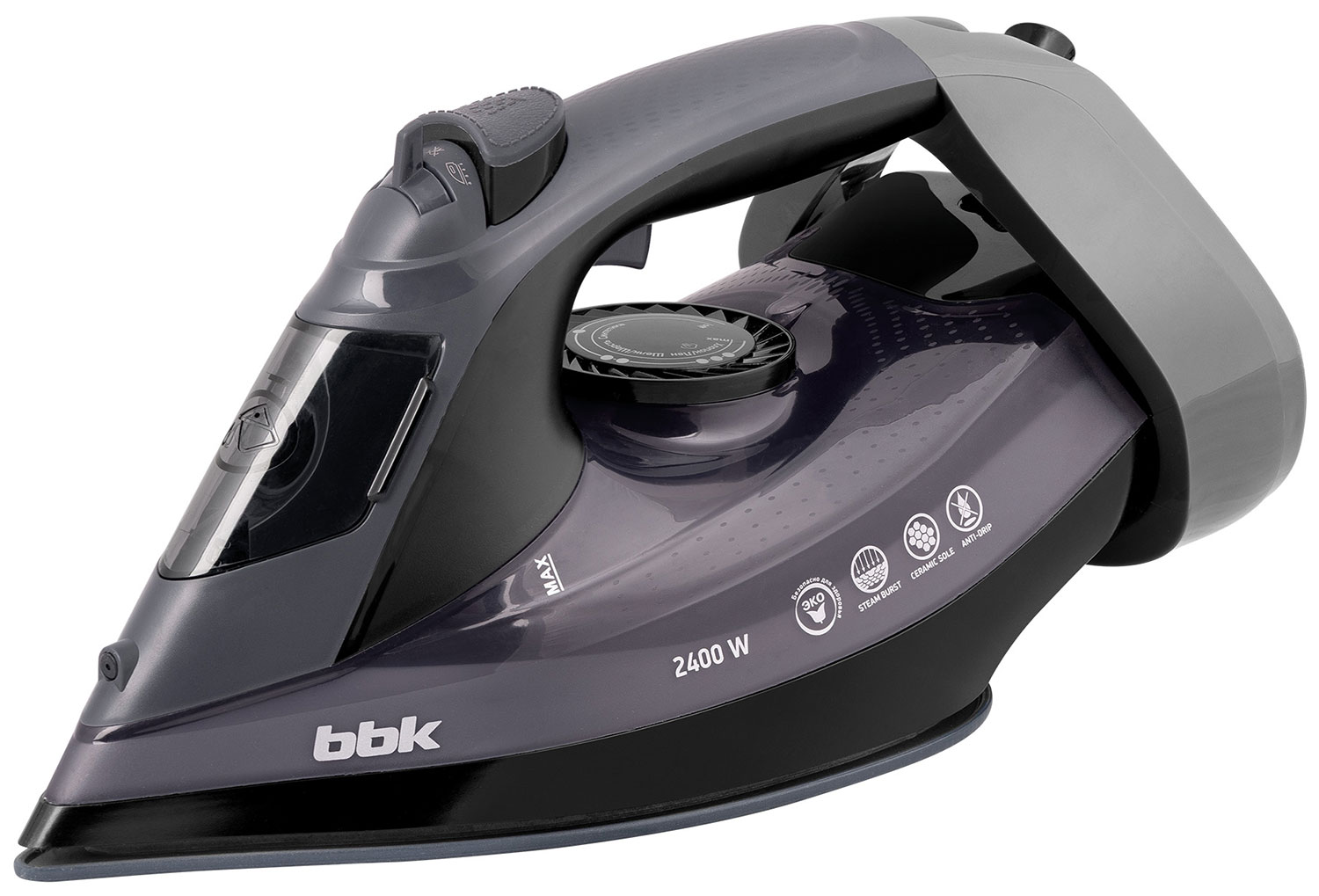 Утюг BBK ISE-2412, сиреневый