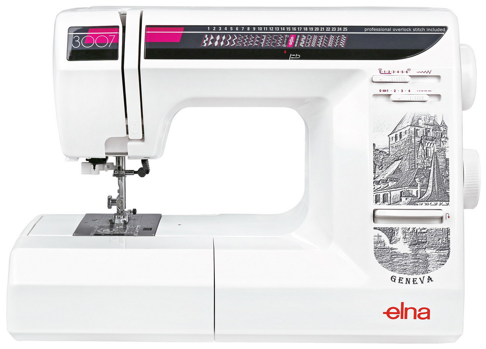 Швейная машина ELNA 3007 Женева распошивальная машина elna 444