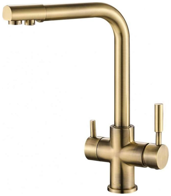 Изображение товара Кухонный смеситель Zorg SH 552 BRONZE с фильтром бронзовый