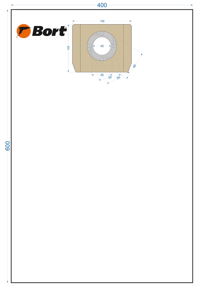 

Комплект мешков для пылесоса Bort BB-05U