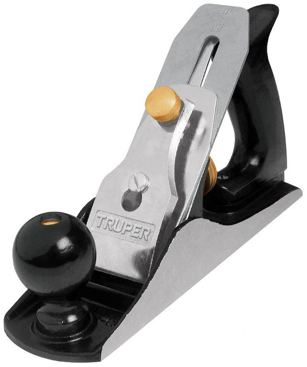 Изображение товара Рубанок столярный Truper 4L 12006 с металлическим корпусом и стальным лезвием