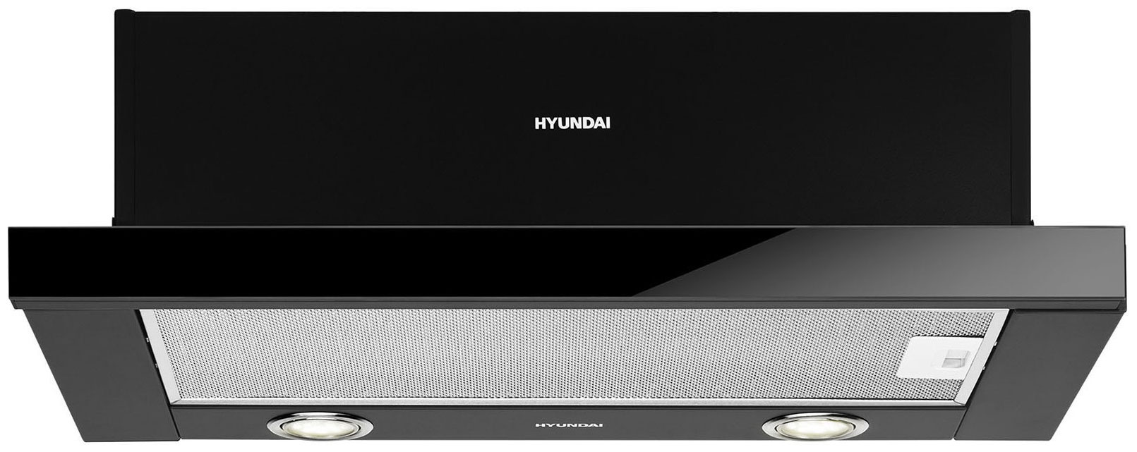 Вытяжка Hyundai HBH 6236 BG черный встраиваемая вытяжка hyundai hbh 6230 ix