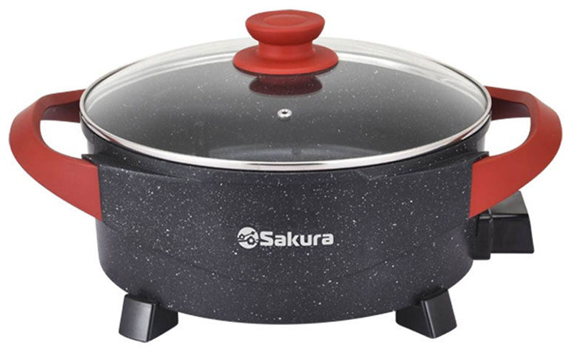 Электросковорода Sakura SA-7715BR Master Chef 30*10см