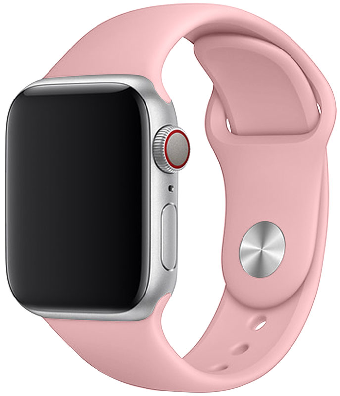 Ремешок для смарт-часов TFN AW Silicone 38/40 C22 light pink 5 шт набор силиконовые браслеты и кольца для apple watch