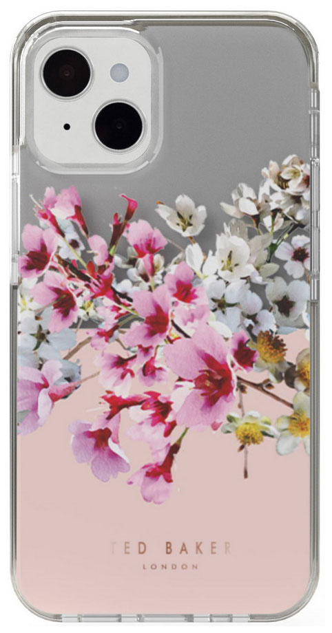 Чеxол (клип-кейс) Ted Baker Antishock для iPhone 13 Jasmine Clear Pink (83519)