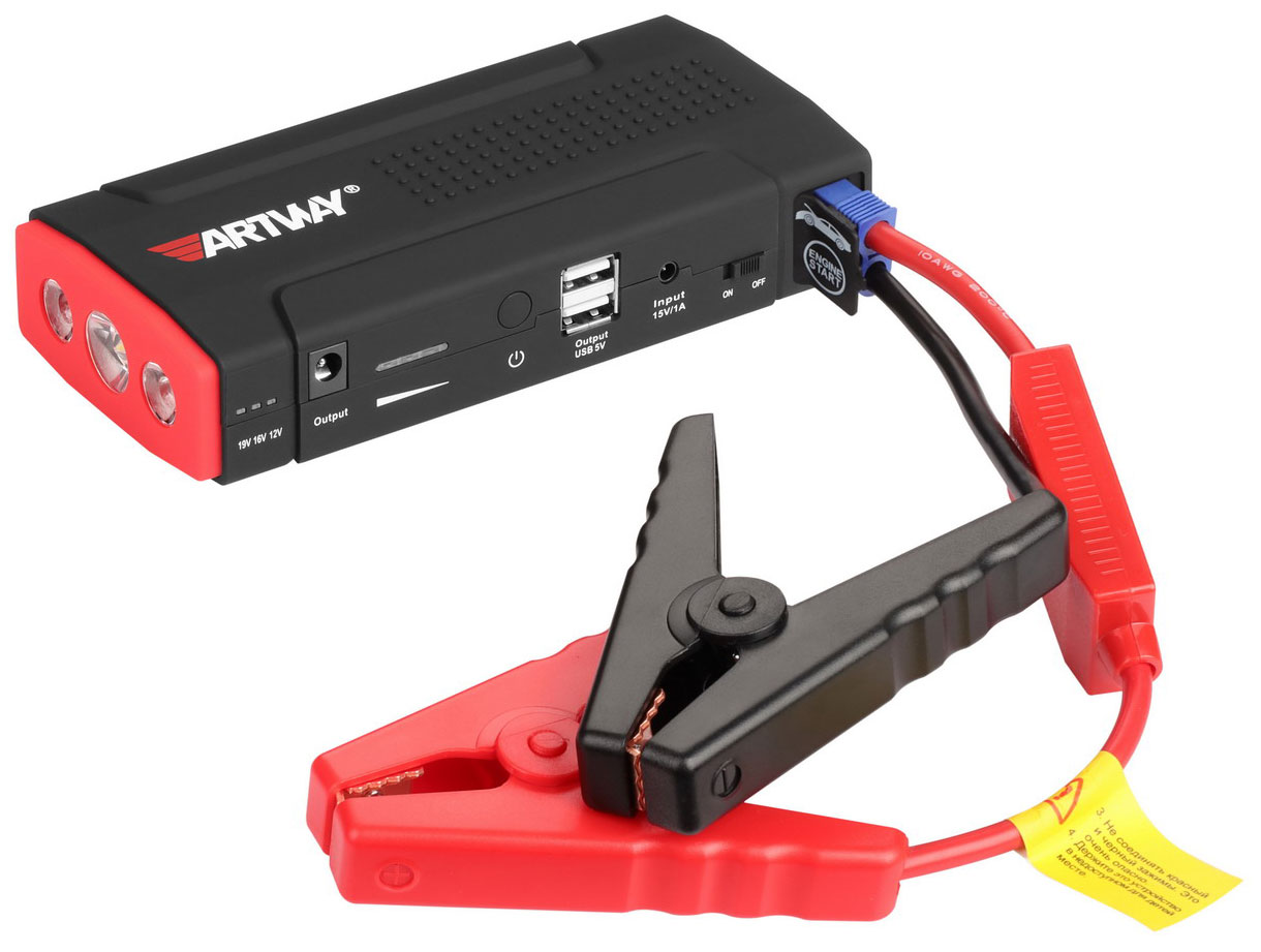 Изображение товара Пуско-зарядное устройство Artway JS-1014 14000 мАч для авто и гаджетов