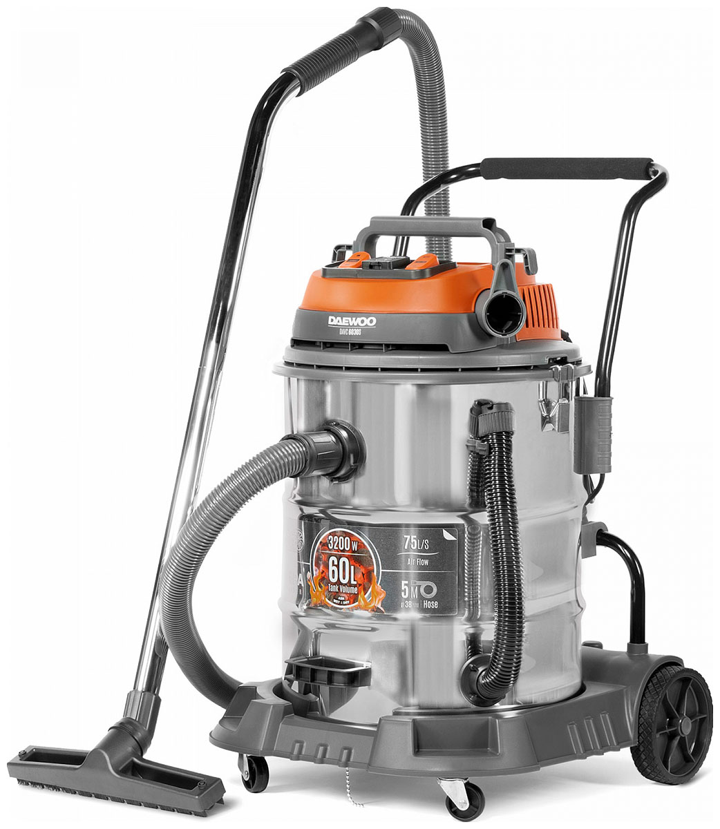 Изображение товара Строительный пылесос Daewoo DAVC 6030S с функцией сбора жидкости
