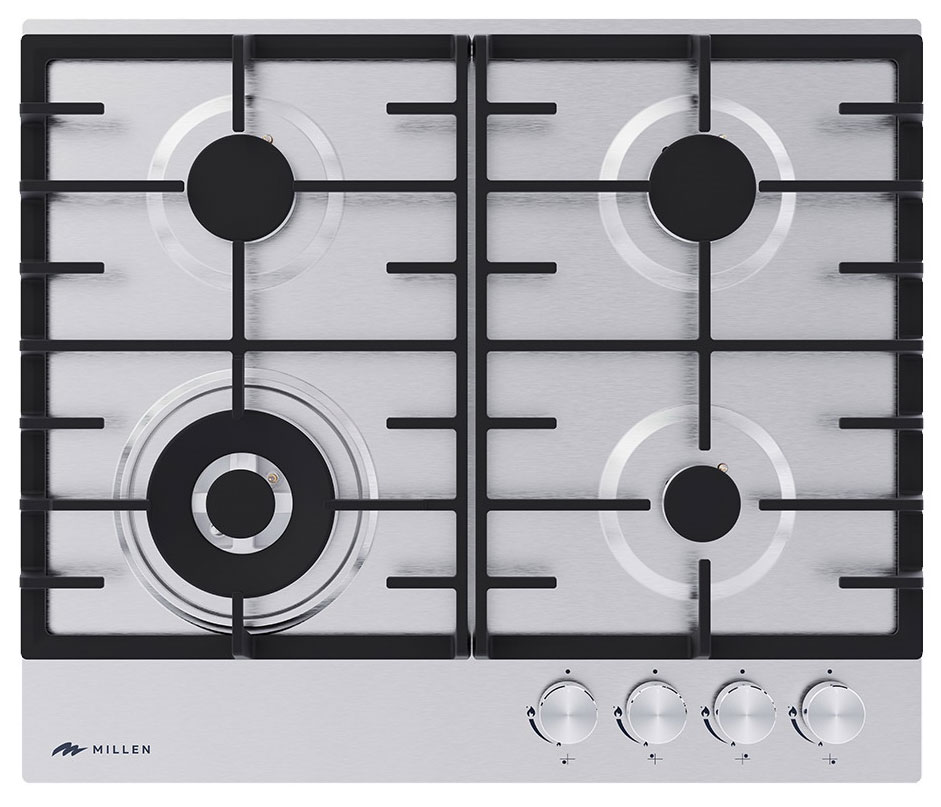 

Газовая варочная панель Millen MGH 601 IX, Нержавеющая сталь