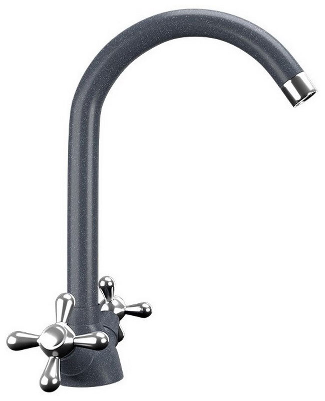 Изображение товара Кухонный смеситель Ulgran U-012/антрацит (U-012-343)