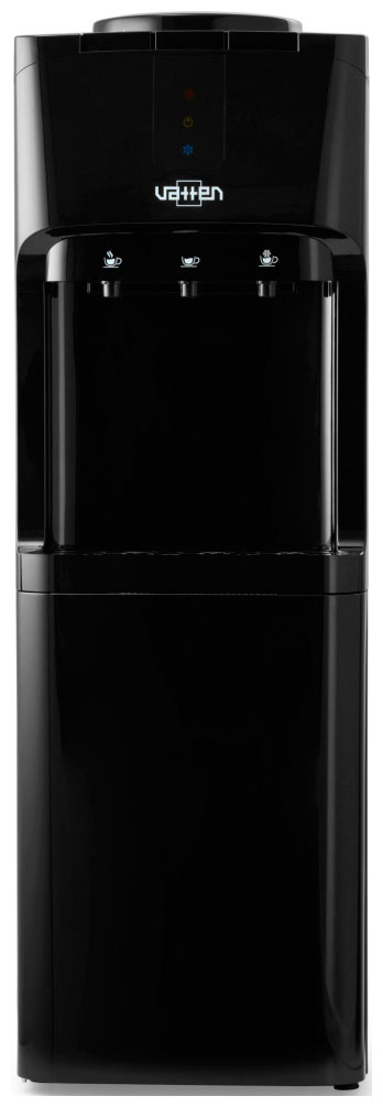 Кулер для воды Vatten V02NKB с холодильником УТ-00000720 кулер для воды hiberg f 91fgb напольный нагрев и охлаждение 1350 70 вт 7 5 л чёрный