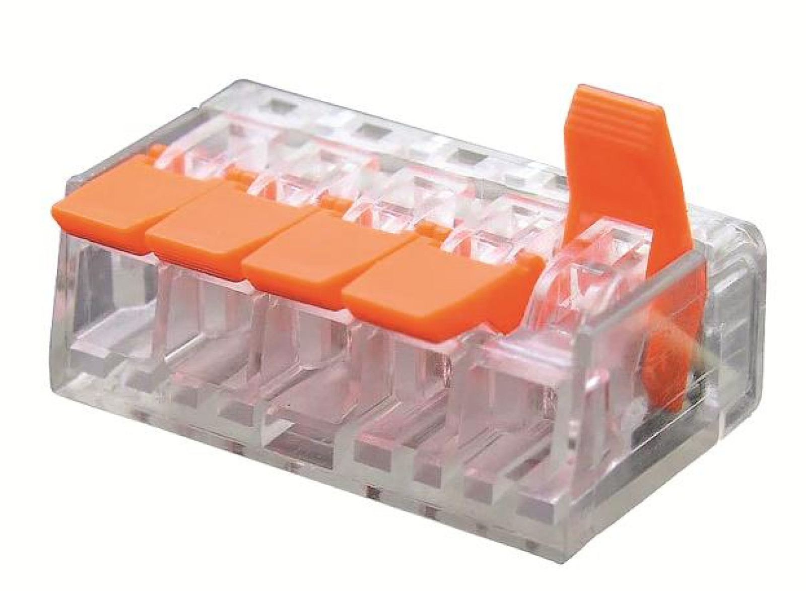 Изображение товара Клемма строительно-монтажная Tokov Electric PCT-415 компактная 5 отверстий