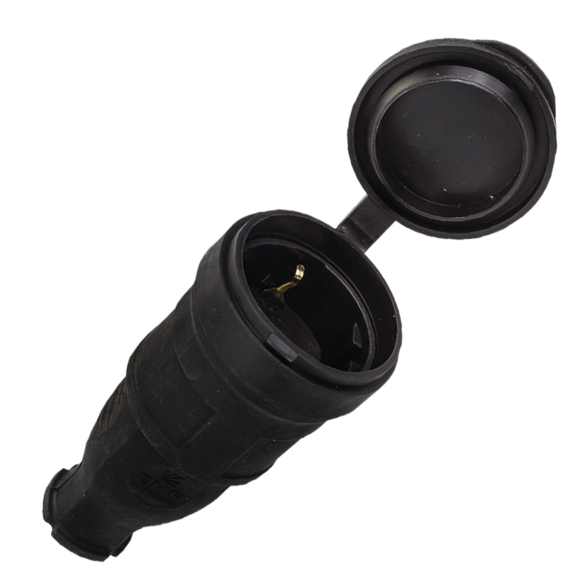 Изображение товара Переносная электросетьная розетка EKF 16А IP44 230В с защитной крышкой Basic