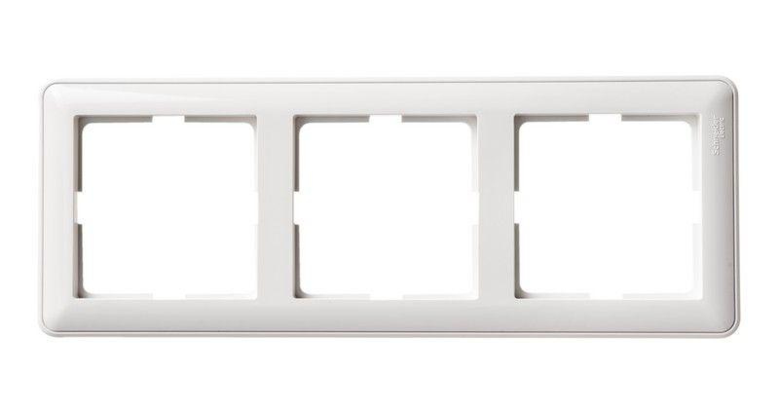 Изображение товара Рамка декоративная для электросистемы Systeme Electric W59 белая 3 места