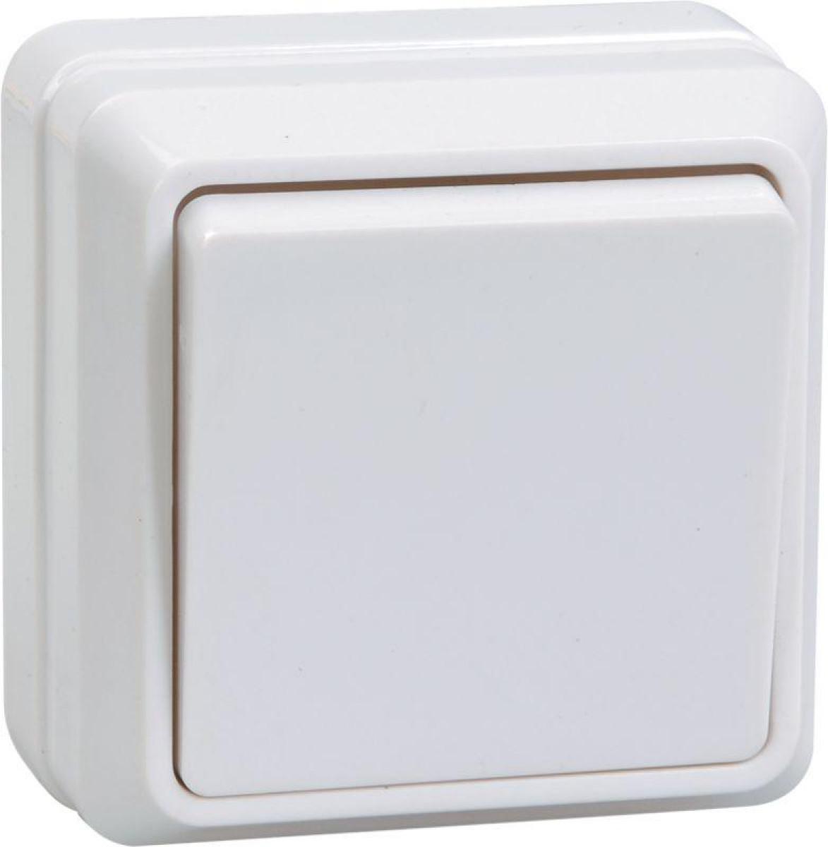 Изображение товара Выключатели, переключатели, диммеры IEK Выключатель 1-кл. ОП Октава 10А IP20 ВС20-1-0-ОБ 250В бел.