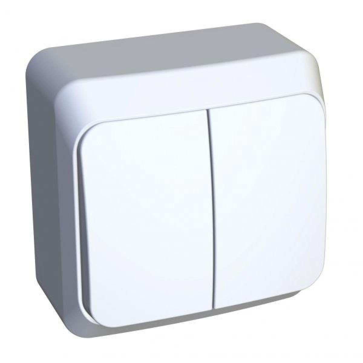 Изображение товара Выключатели, переключатели, диммеры Systeme Electric Выключатель 2-кл. ОП Этюд 10А IP20 бел. SE