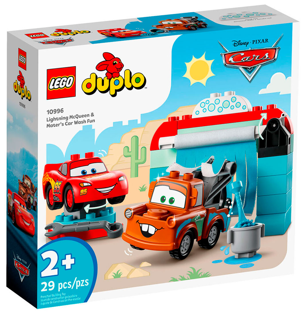 конструктор lego duplo 10996 веселая автомойка лайтнинг маккуин и мэтр 29 дет Конструктор Lego DUPLO Молния Маккуин и Мэтр (10996)