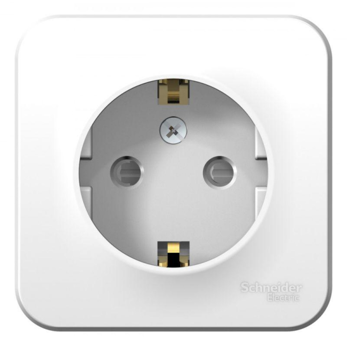 Изображение товара Розетки Systeme Electric Розетка 1-м ОП Blanca 16А IP20 250В с заземл. защ. шторки бел. SE