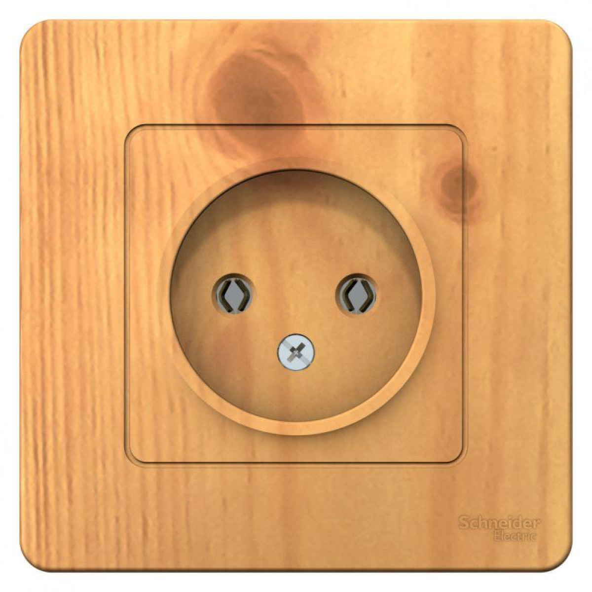 Изображение товара Розетки Systeme Electric Розетка 1-м СП Blanca 16А IP20 250В без заземл. без защ. шторок ясень SE