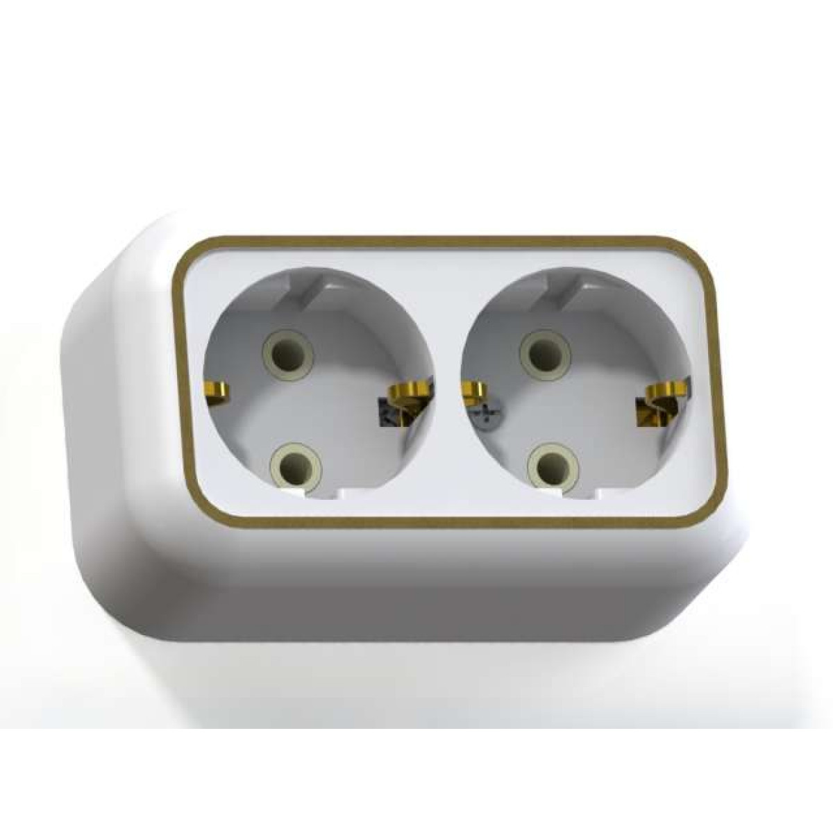 Изображение товара Розетка Кунцево-Электро Валентина РА16-826 16А IP20 с заземлением