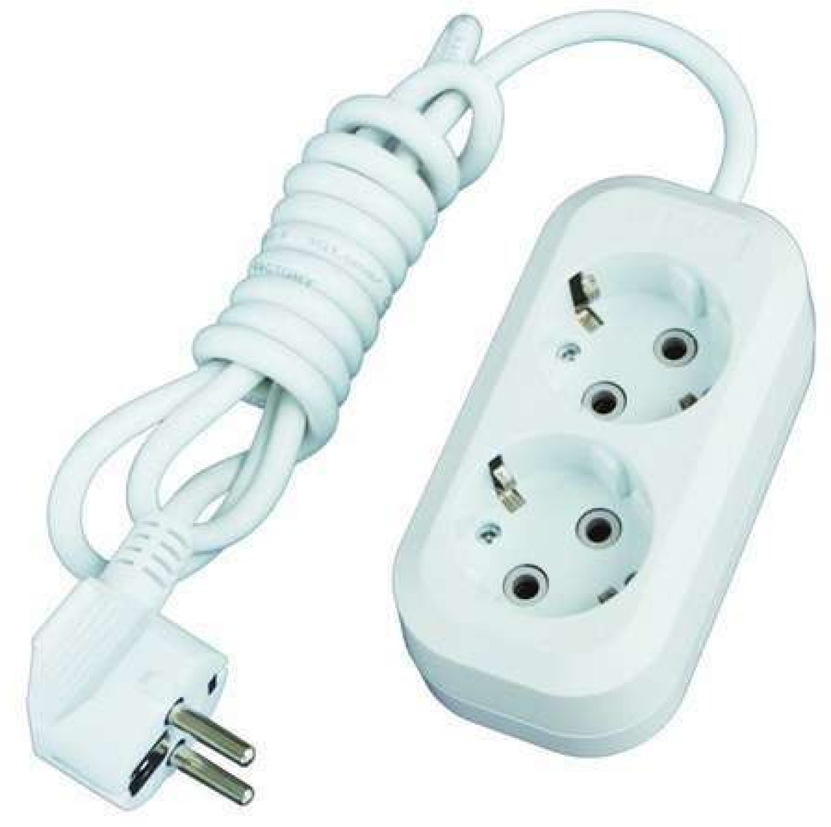 Изображение товара Универсальный удлинитель с заземлителем 2м IP20 16А Е-302