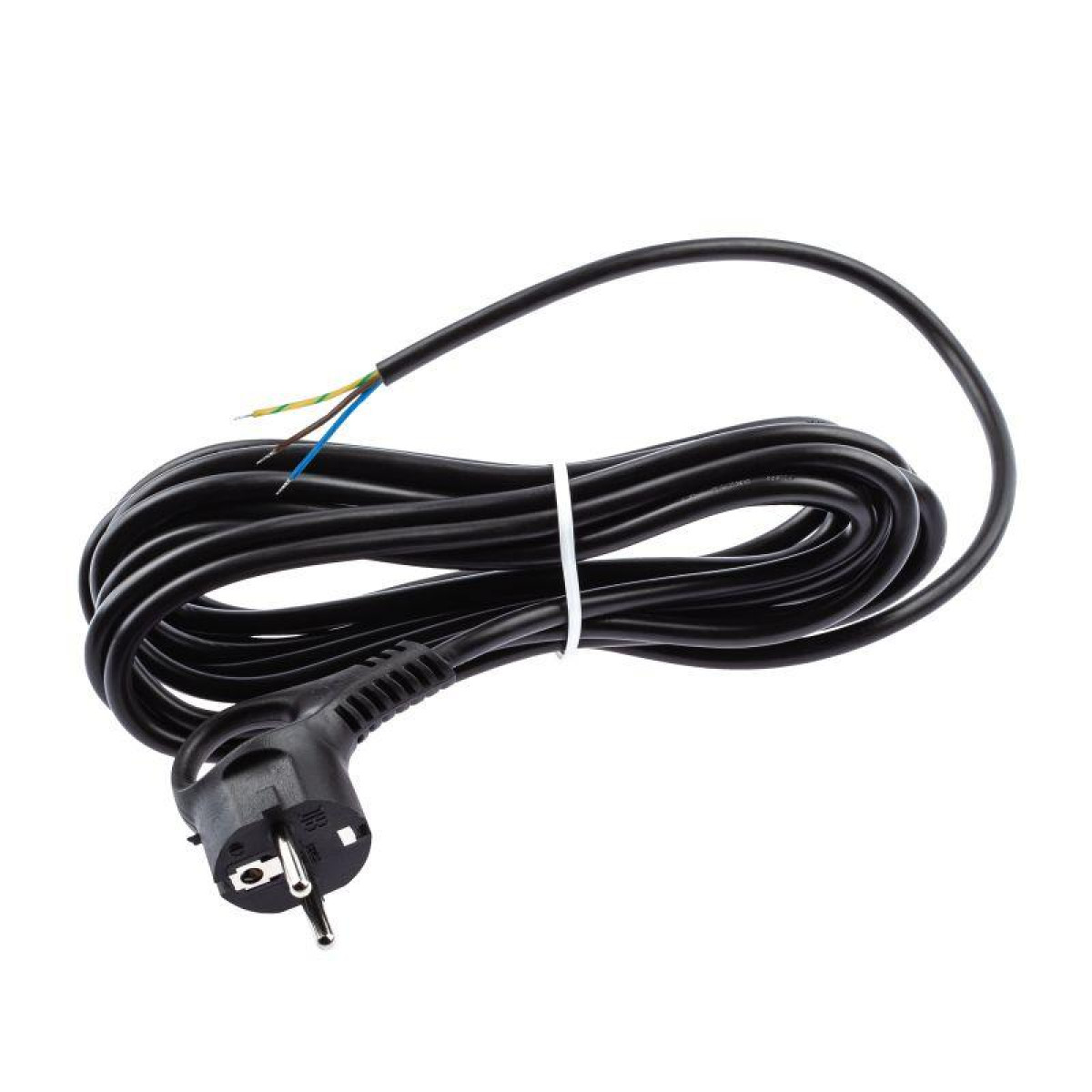 Изображение товара Сетевой шнур ЭРА 1.5м с заземлением ПВС 3х0.75 черный