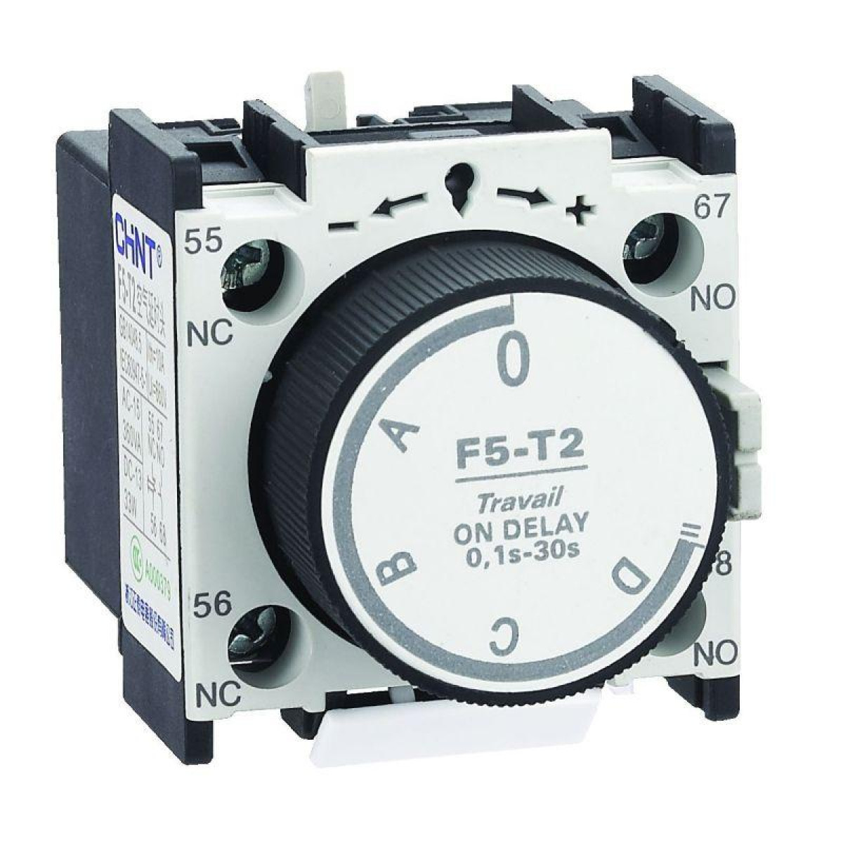 Изображение товара Низковольтное и промышленное электрооборудование Chint Приставка выдержка времени F5-T0 к контактору NC1 NC2 и NXC (R)