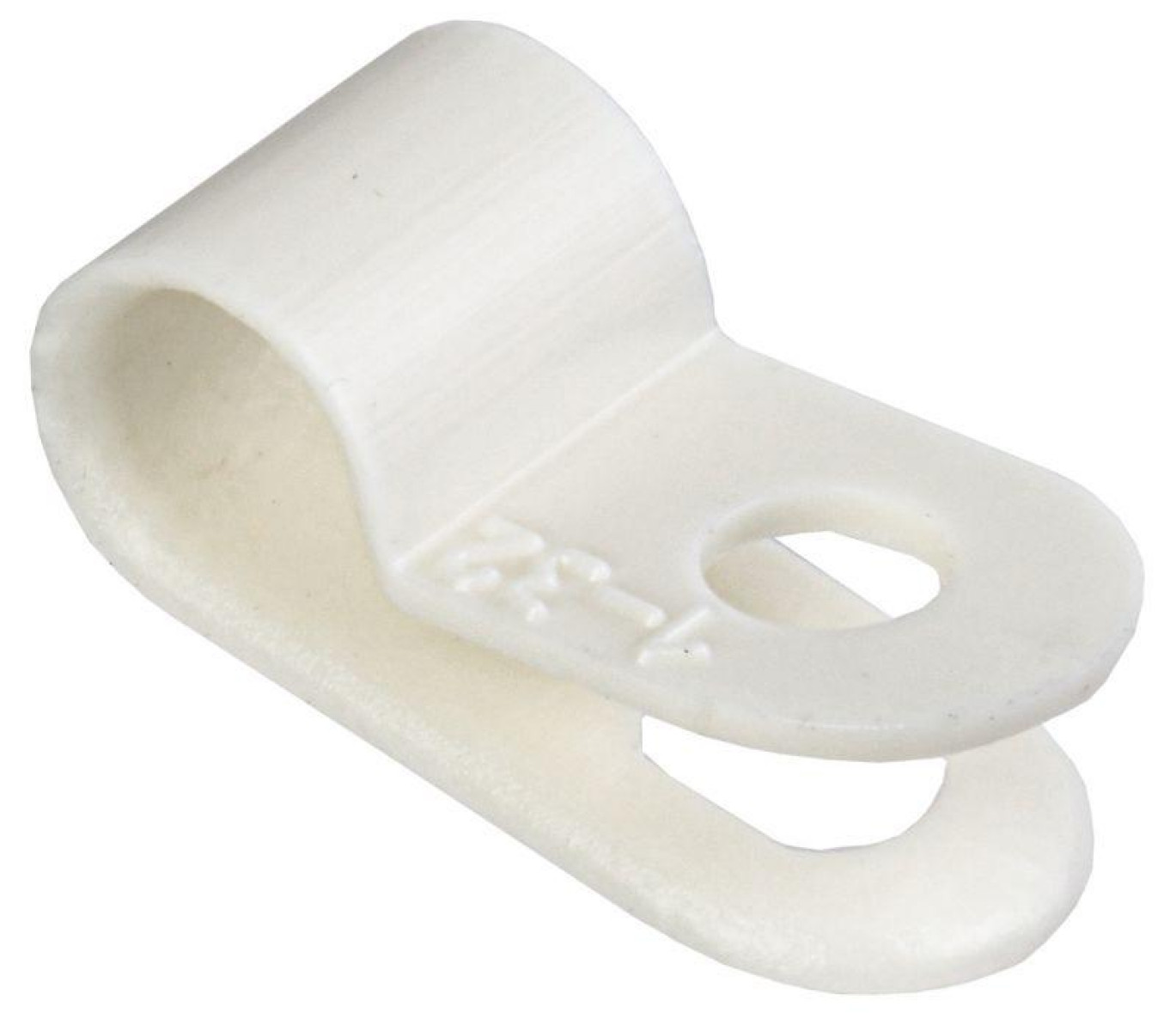 Изображение товара Кабели, провода и аксессуары IEK Скоба крепежная 5мм нейлон. бел. (уп.50шт)