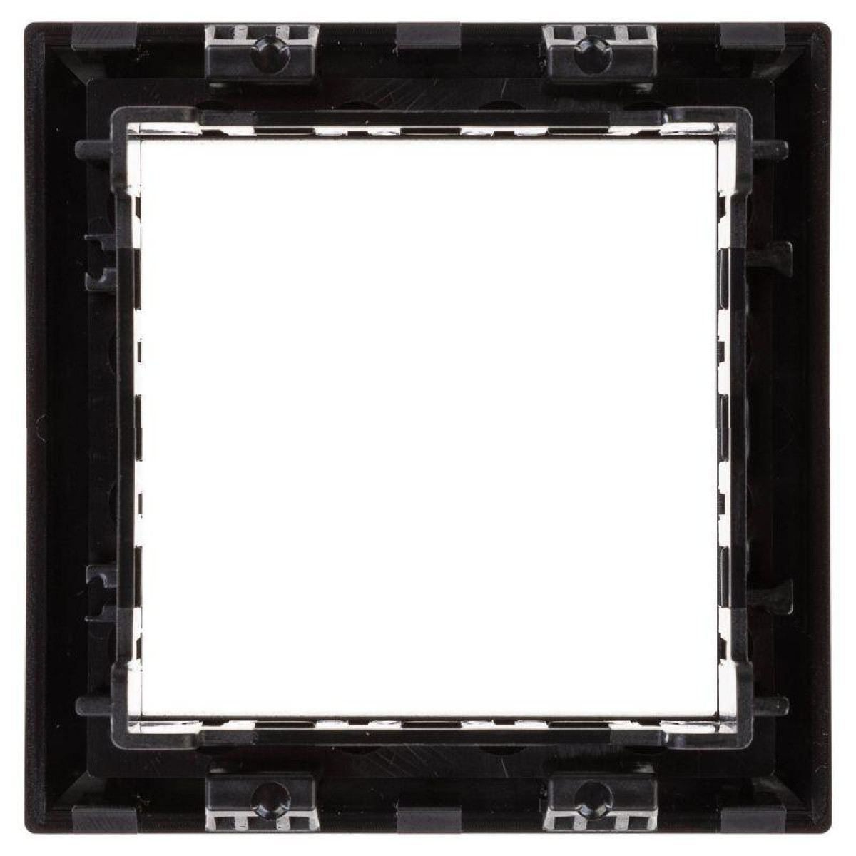 Изображение товара Кабеленесущие системы DKC Рамка-суппорт 2мод. Avanti для In-liner Front черн.