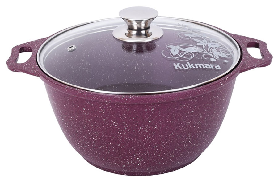Кастрюля Kukmara Trendy style mystery, 3 л, со стеклянной крышкой (к31tsm)