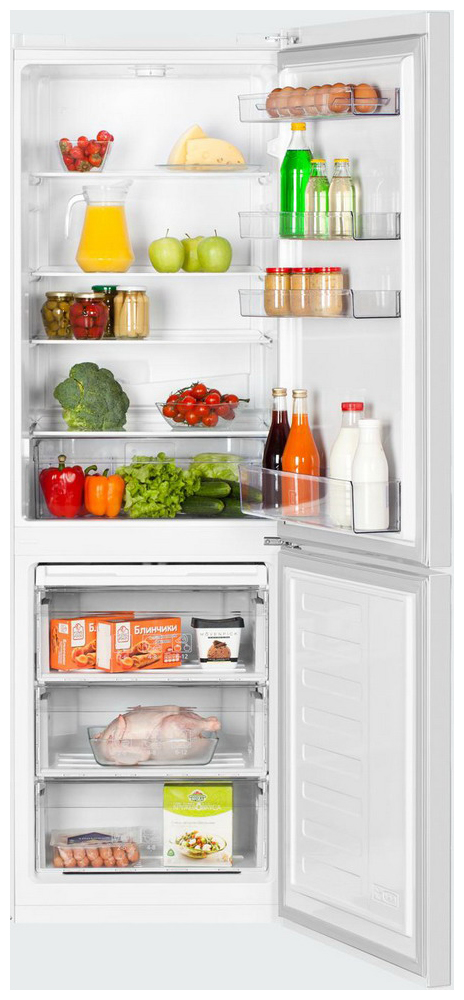Двухкамерный холодильник Beko RCSK 339 M 20 W холодильник beko rcsk 250m00 w