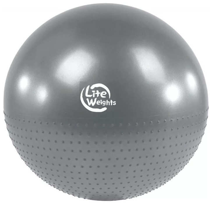 Мяч гимнастический Lite Weights BB 010-26 (серебро) мяч lite weights 75cm purple bb010 30