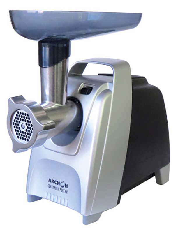 

Мясорубка Аксион М 61.02 черный/серебристый