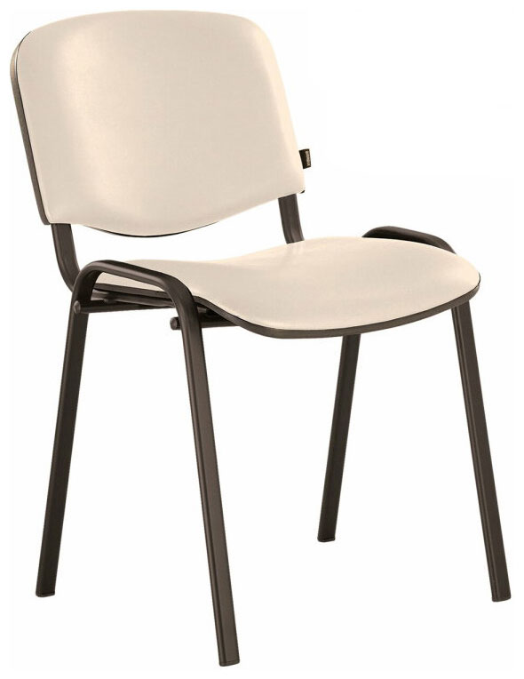 Изображение товара Стул для офиса Brabix Iso CF-005 бежевый кожзам прочный металлический каркас