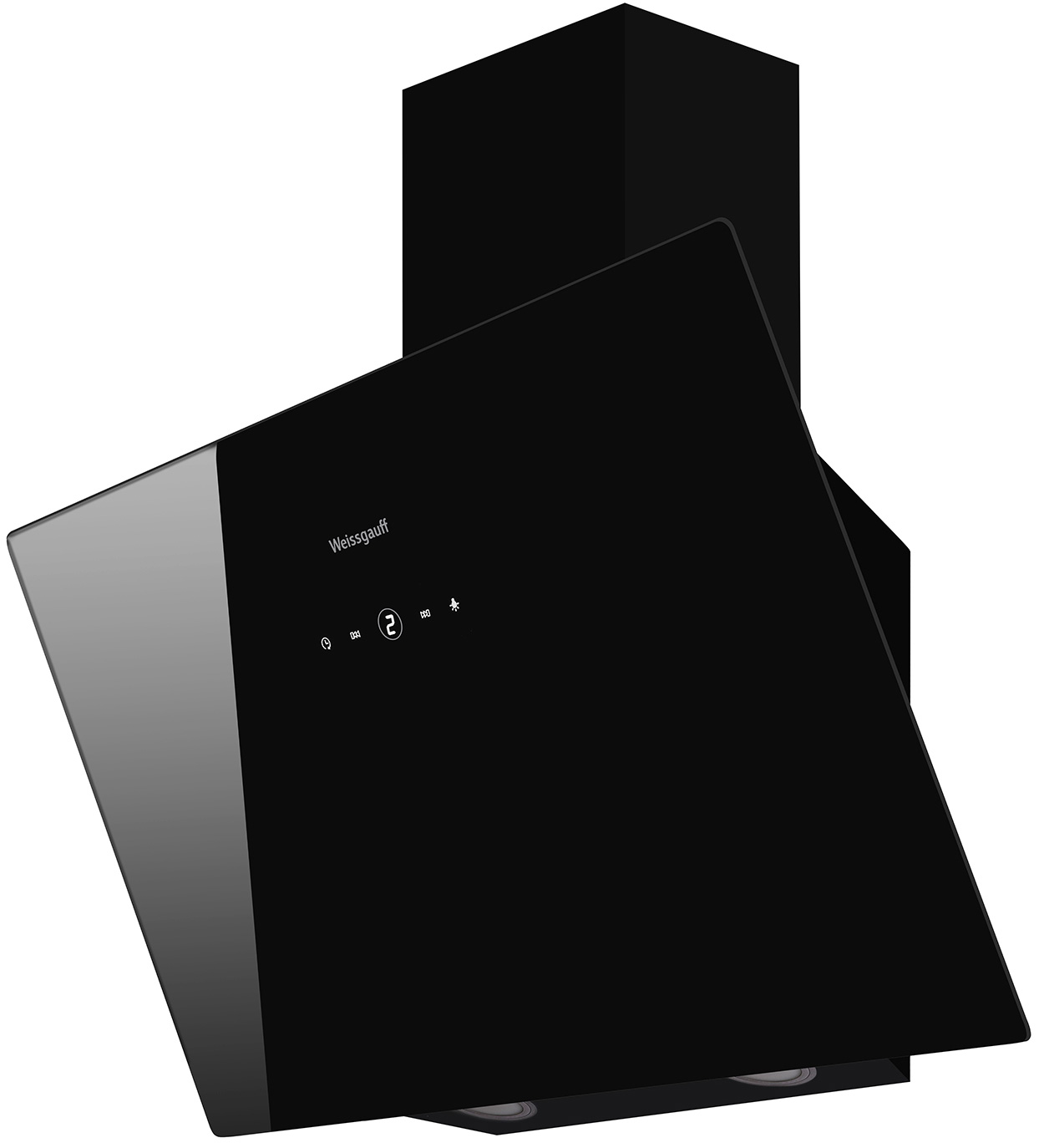 Изображение товара Вытяжка Weissgauff Tau 60 TC BL наклонная с сенсорным управлением и светодиодным освещением