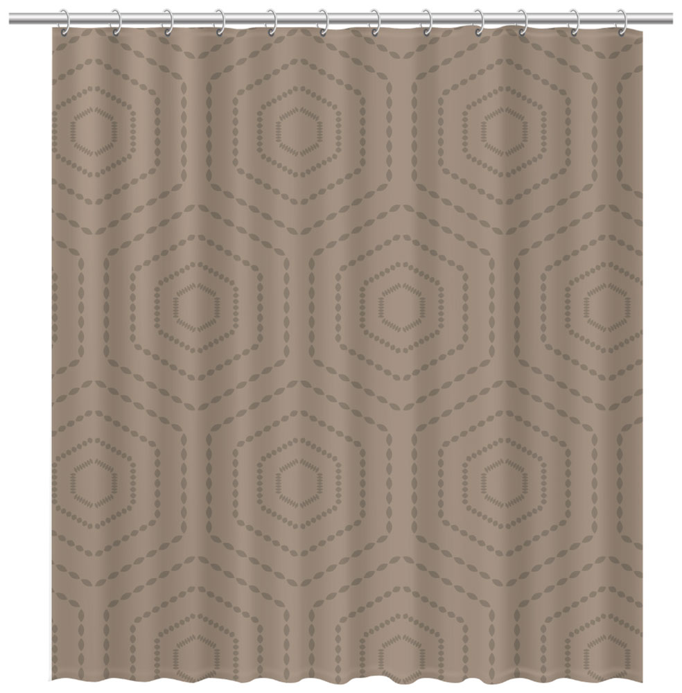 Изображение товара Штора для ванной Fixsen Actual FX-1512 180х200 см полиэстер водоотталкивающая абстракция