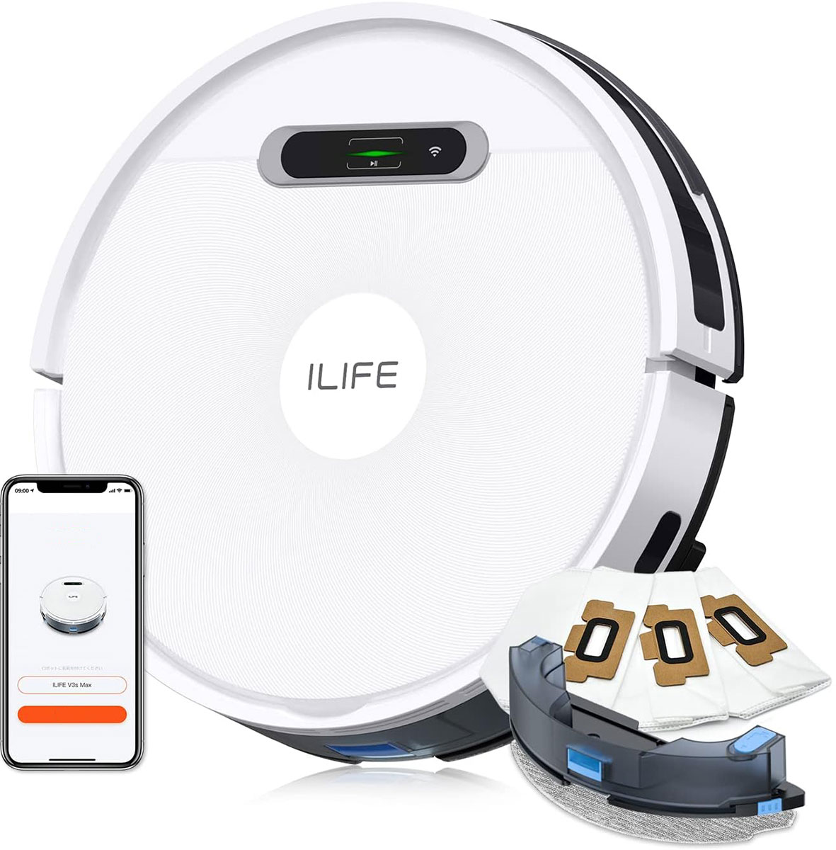 Робот-пылесос iLife V3SMAX, белый