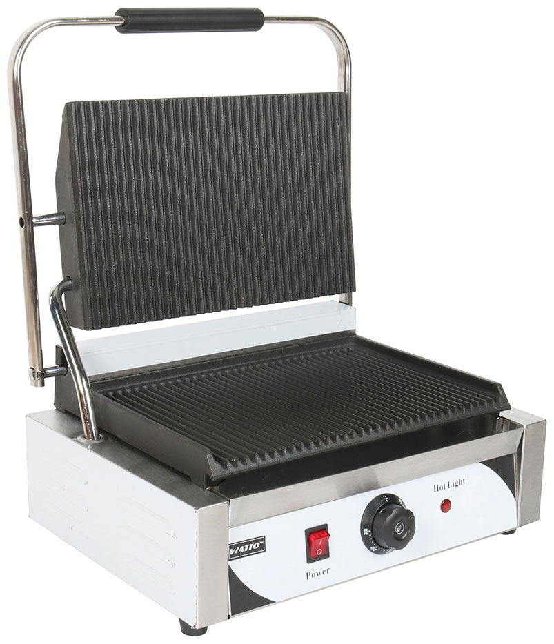 Изображение товара Контактный гриль Viatto VA-CG811 1800 Вт рифлёная поверхность быстрый нагрев