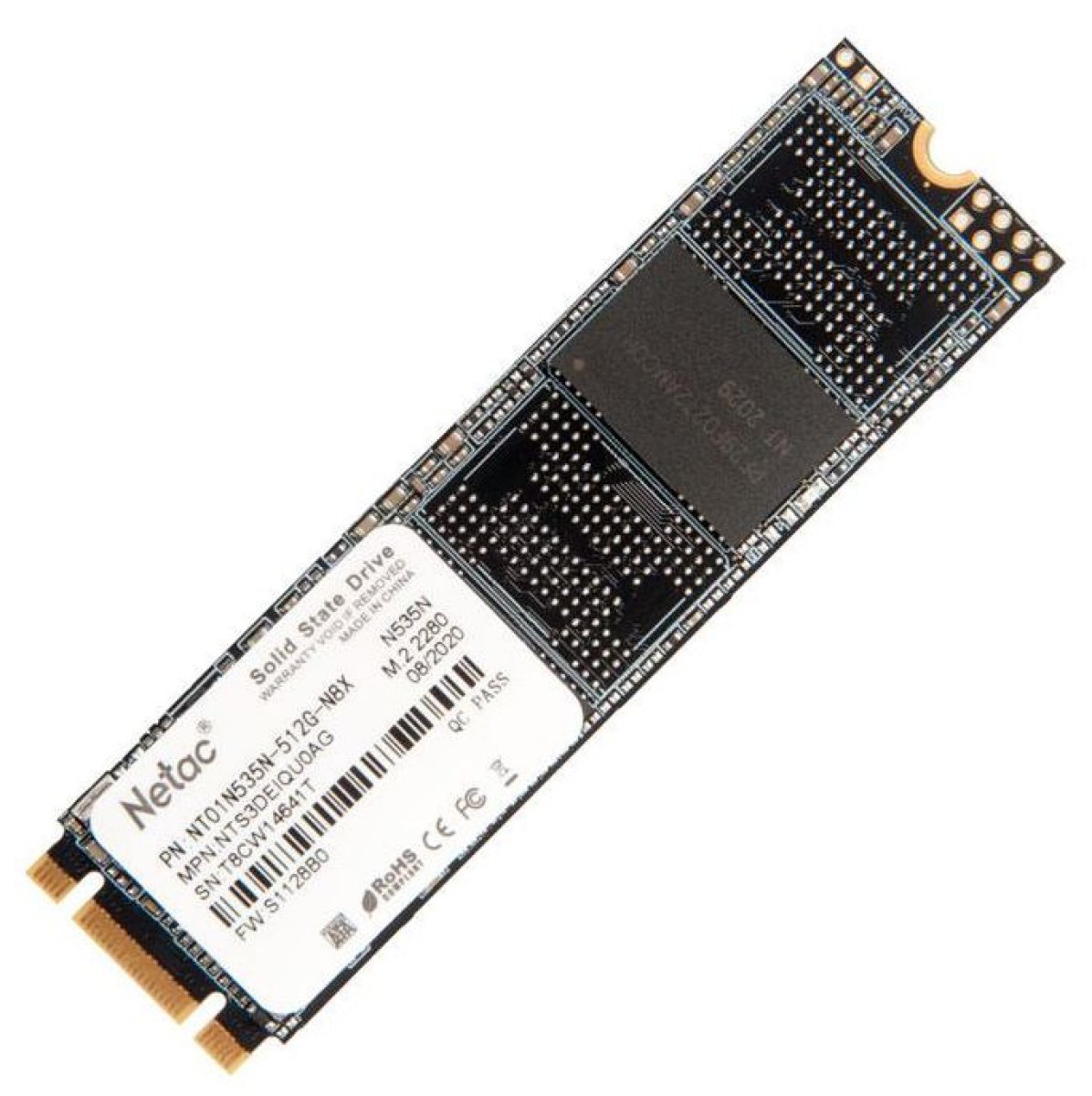 Изображение товара Накопитель SSD Netac M.2 N535N 512 Гб SATA III NT01N535N-512G-N8X