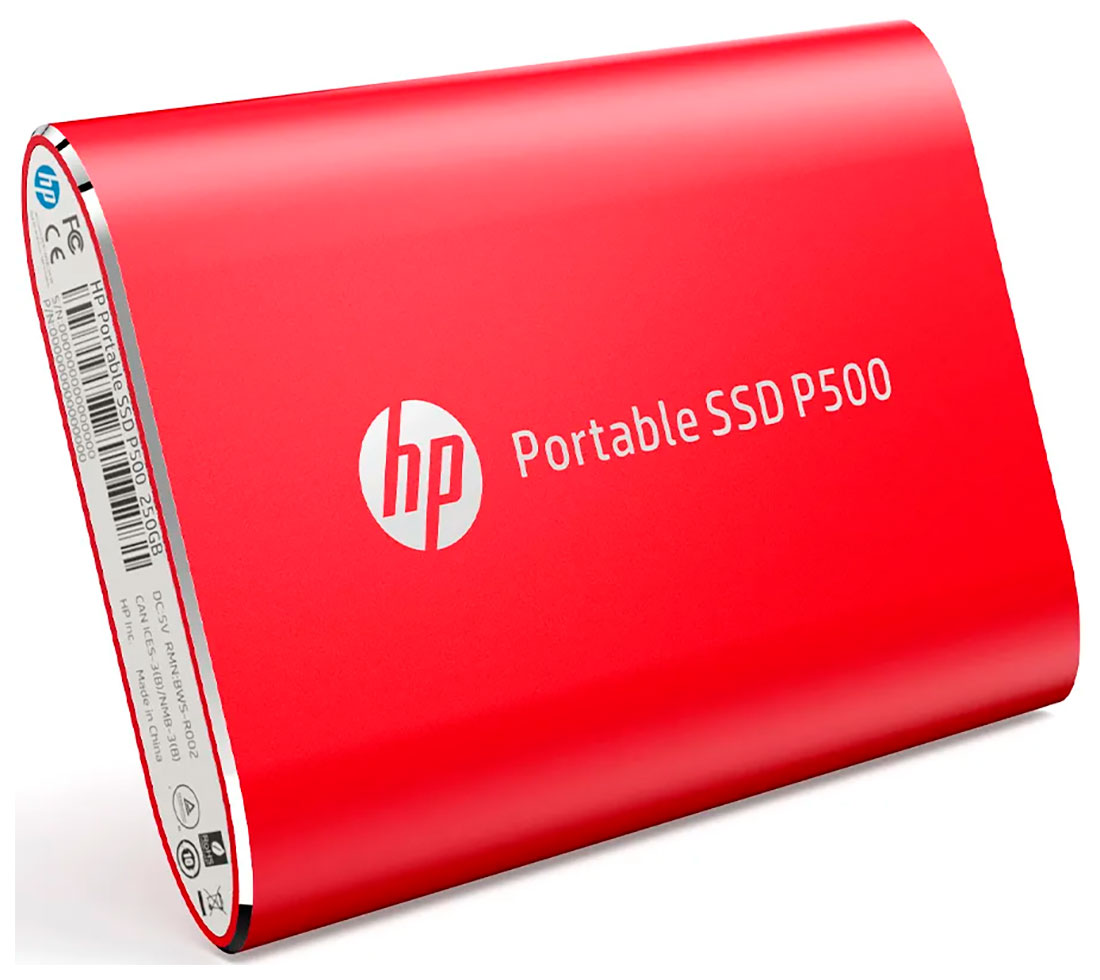 Изображение товара Внешний накопитель SSD HP P500 Series, 1.0 Tb, red (1F5P5AA#ABB)