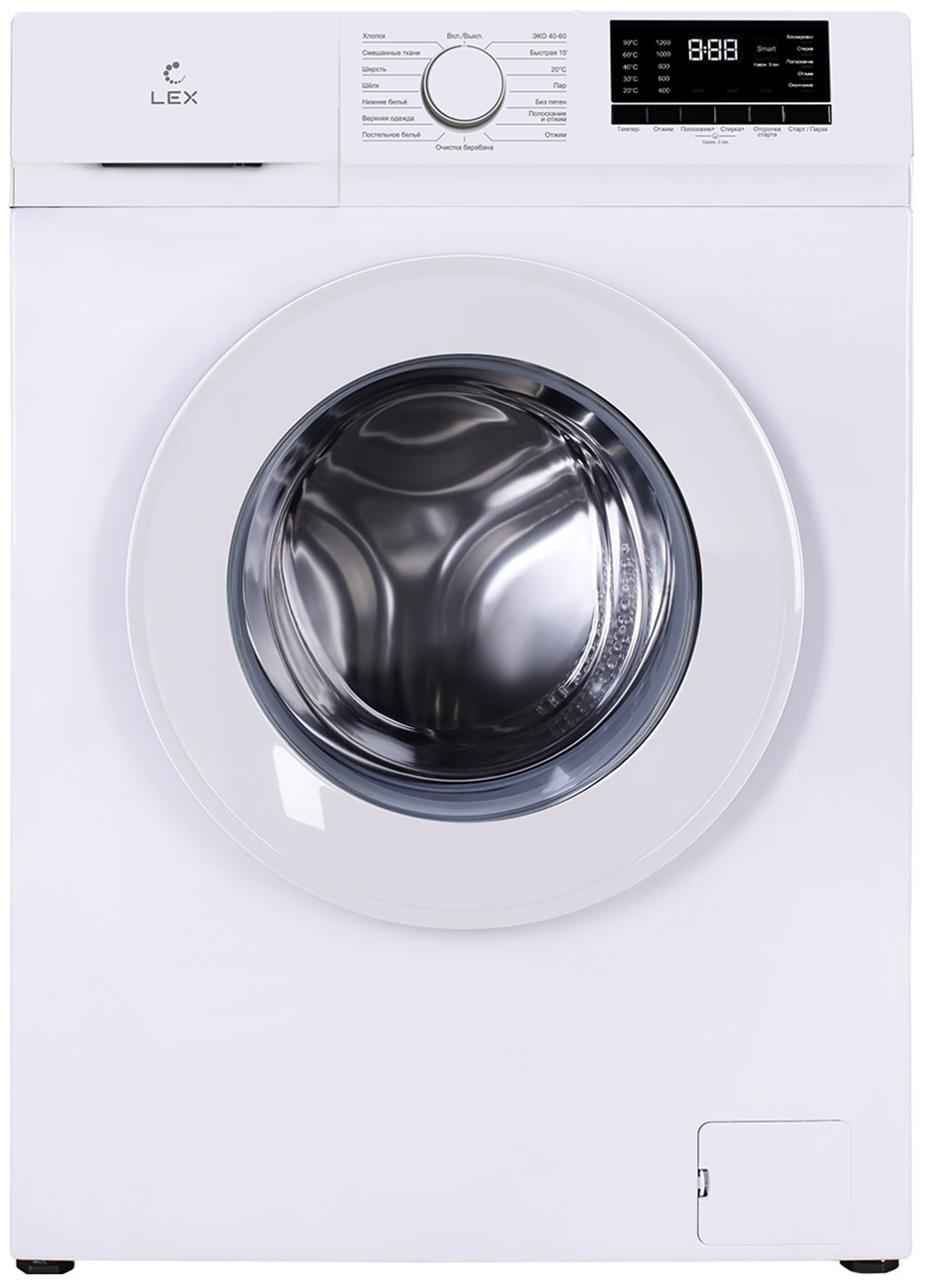 Изображение товара Стиральная машина LEX LWM10012WID 10кг с паром и быстрым режимом